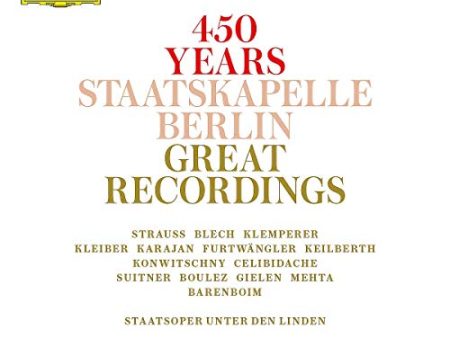 STAATSKAPELLE BERLIN - 450 JAHRE STAATSKAPELLE BERLIN (15 CD) (CD) Fashion