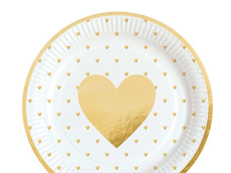 Everyday Love Paper Plates 9in, 8pcs For Cheap