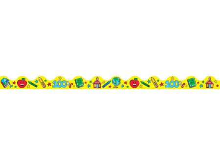 100th Day Of School Bulletin Borders 12pcs on Sale