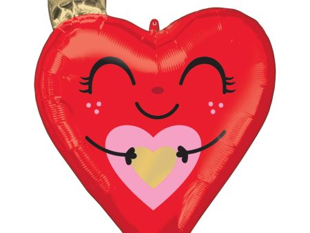 Queen of My Heart SuperShape Balloon 48x66cm Cheap