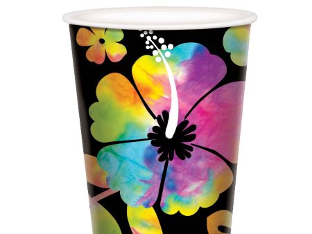 SUMMER PARADISE NEON PAPER CUPS 9oz Cheap